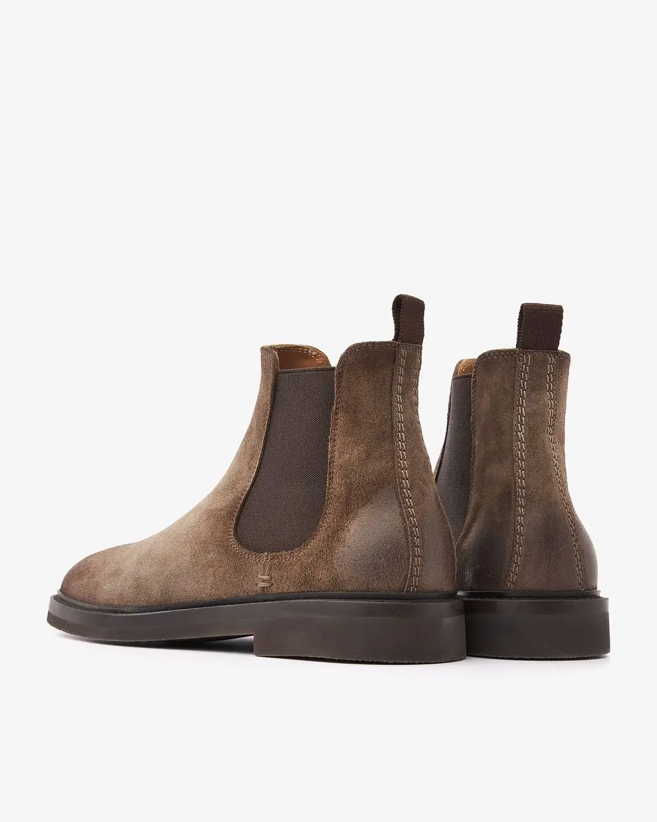 VIA VAI Lewis Chelsea Boots Heren - Donkerbruin - 41