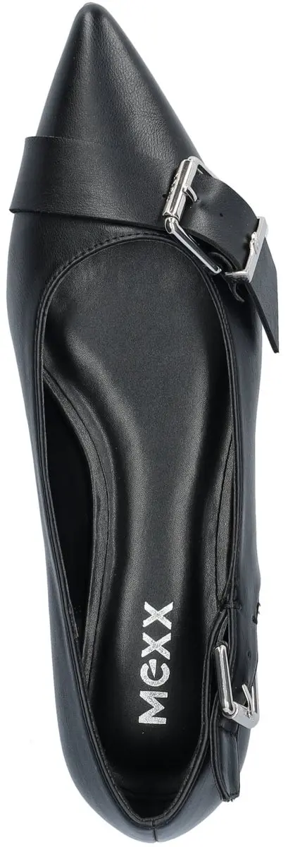Mexx Tami Sunday Ballerina - Zwart - Maat 38 - afbeelding 4 van 6