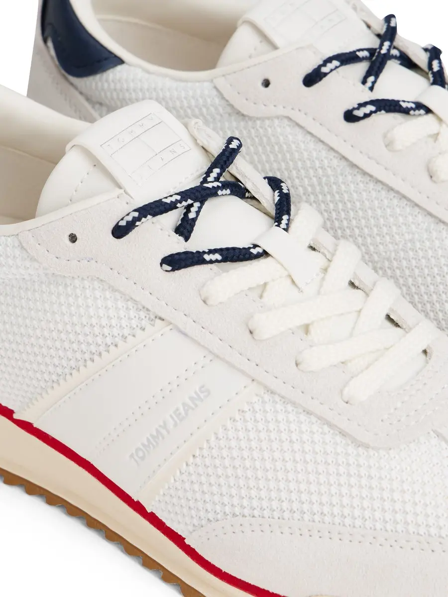 Tommy Hilfiger Low Profile Runner Laarzen - 39 - Rood/Blauw/Wit