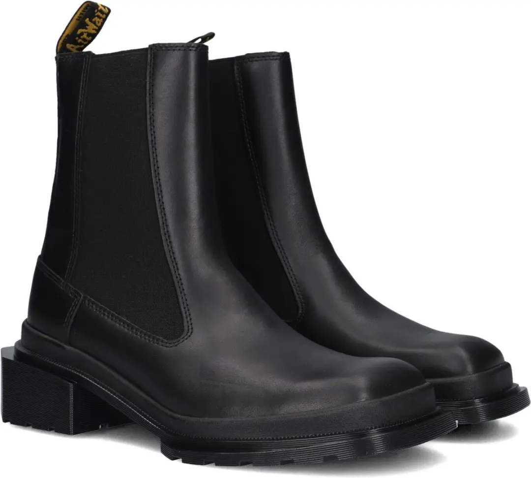 Dr. Martens Maybole Leren Chelsea Boots Dames - Zwart - afbeelding 2 van 5