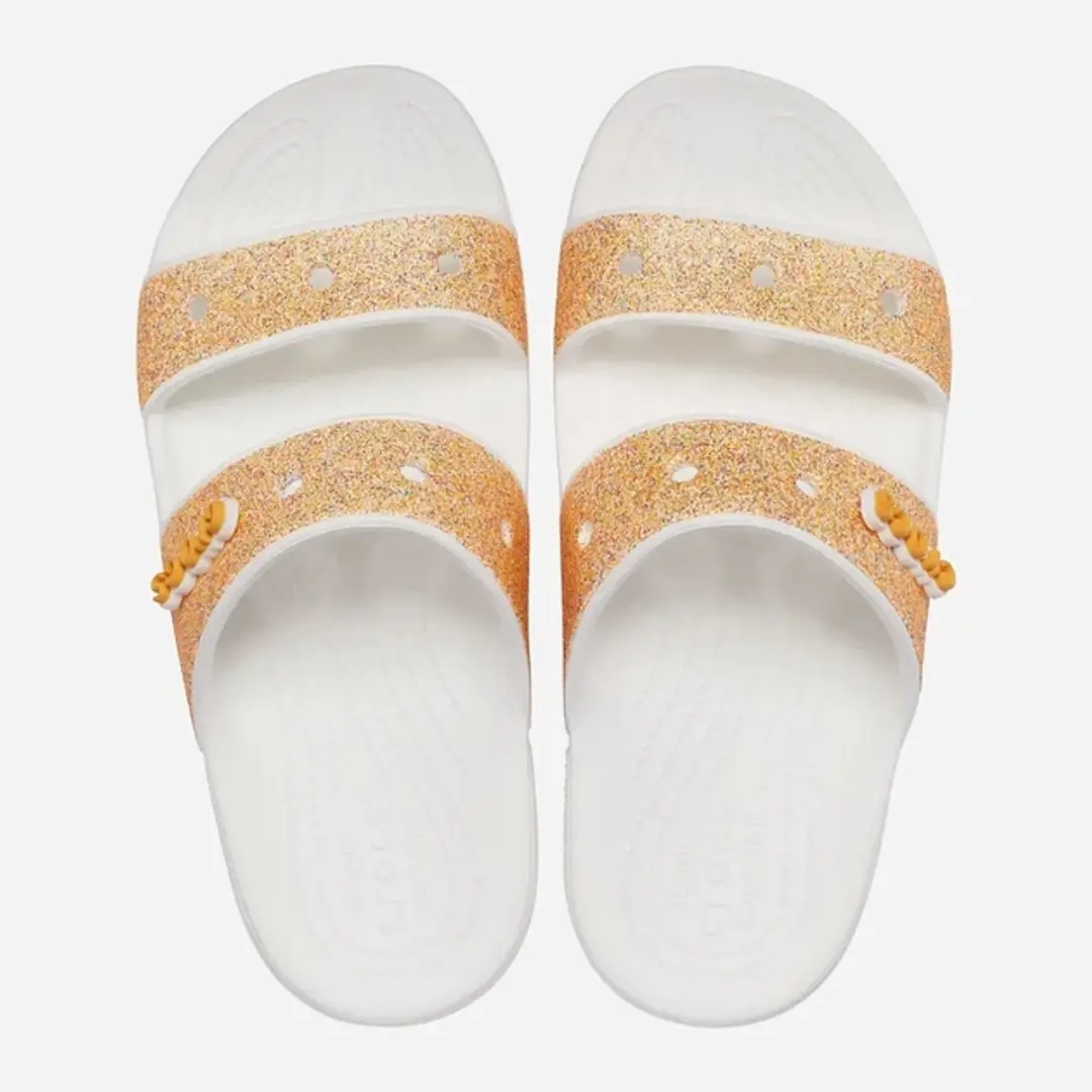 Crocs Classic Glitter Sandalen Sorbet Oranje Maat 36/37 US M4/W6