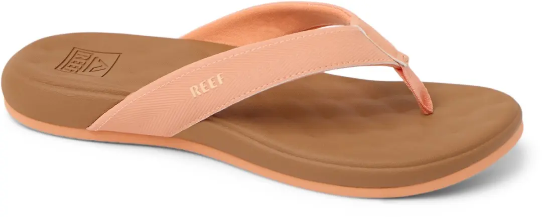 Reef Cushion Melody Teenslipper CJ8710 - 42.5 - Oranje/Bruin - afbeelding 4 van 6
