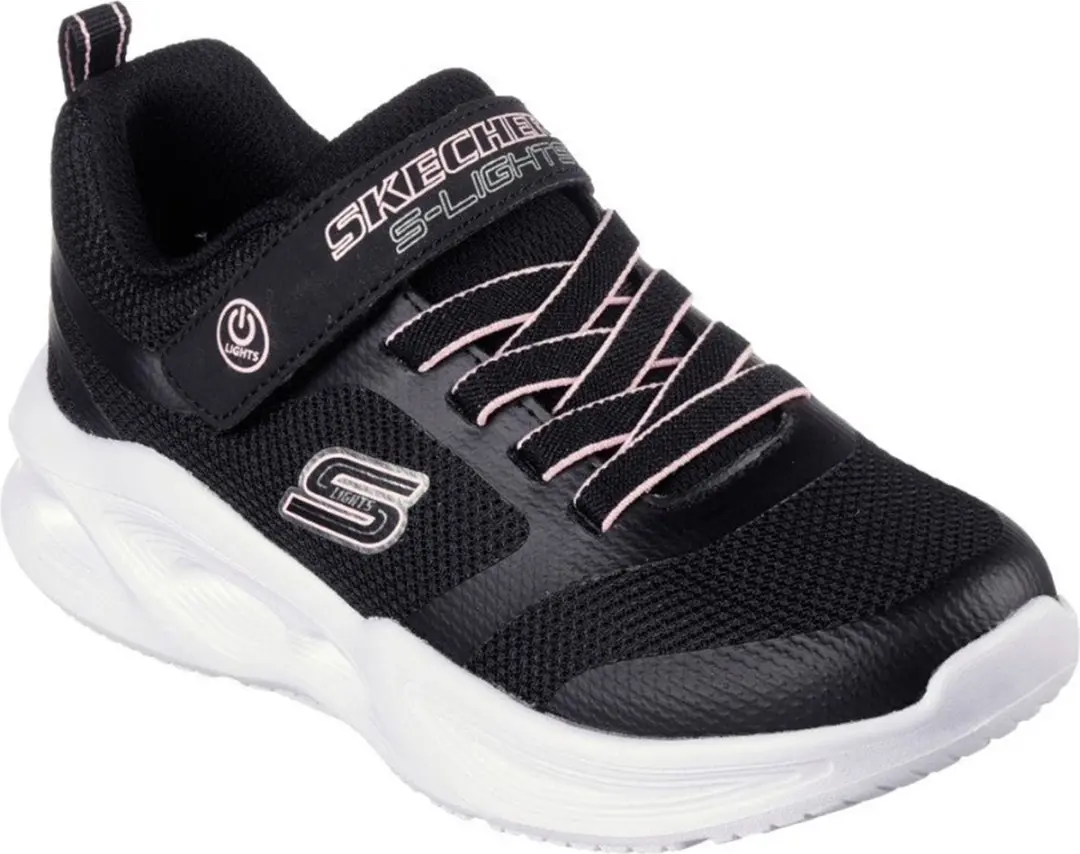 Skechers S Lights Solar Glow Sneakers Meisjes LED Schoenen Sneaker 303715L zwart