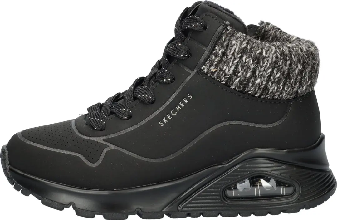 Skechers Uno Gen Meisjes Sneaker 310566L-BLK - Zwart - afbeelding 3 van 6
