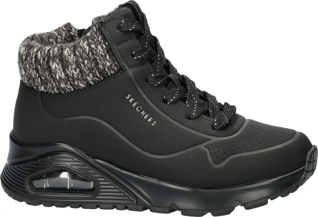 Skechers Uno Gen Meisjes Sneaker 310566L-BLK - Zwart - afbeelding 6 van 6