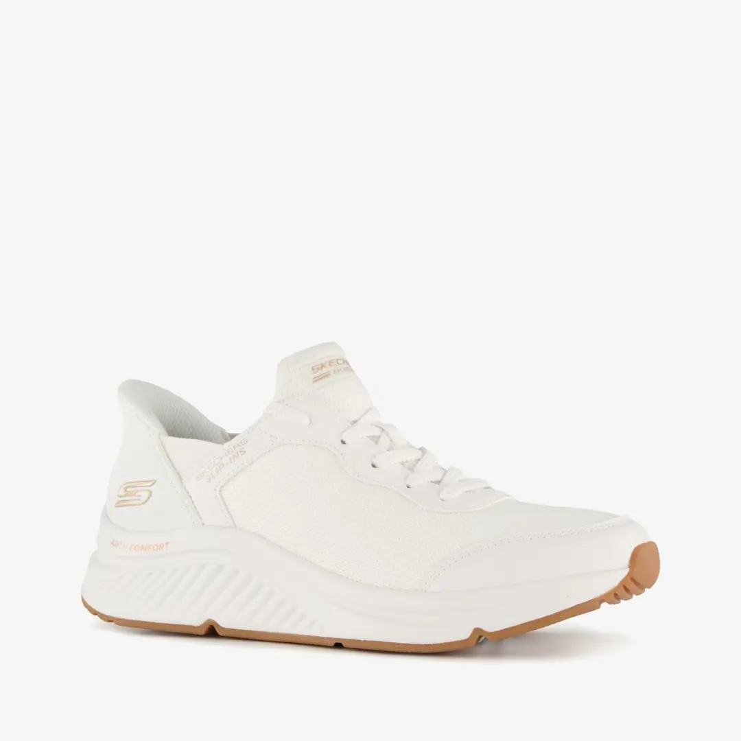 Skechers Slip-ins: BOBS Arch Comfort dames sneakers wit