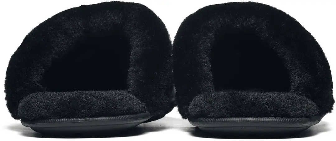 Crocs Classic Fuzz Scuff Sandalen - Zwart - afbeelding 5 van 6
