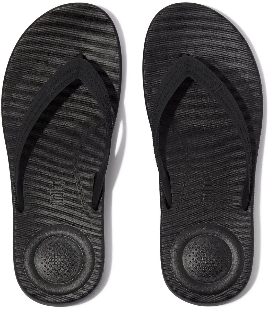 FitFlop Iqushion Mens Textured-Strap Flip-Flops Heren Slippers