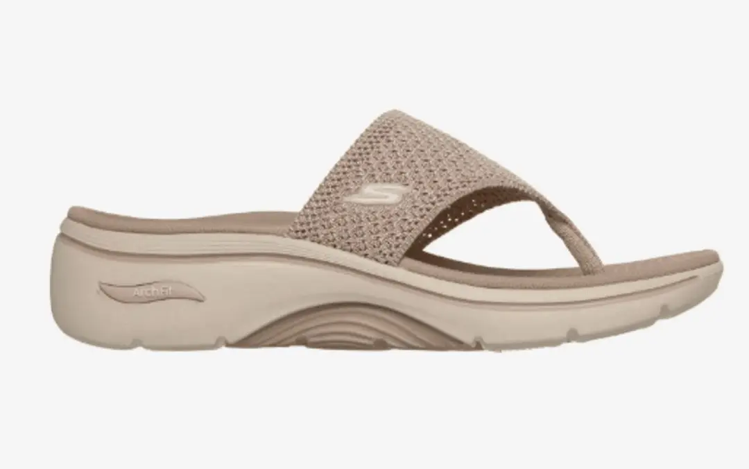 Skechers GO WALK ARCH FIT 2.0 Teenslipper - Paars - afbeelding 2 van 6