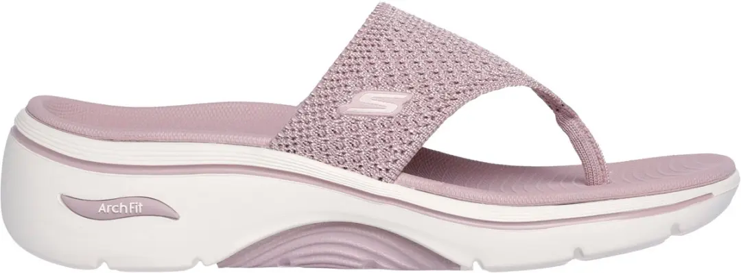 Skechers GO WALK ARCH FIT 2.0 Teenslipper - Paars - afbeelding 3 van 6