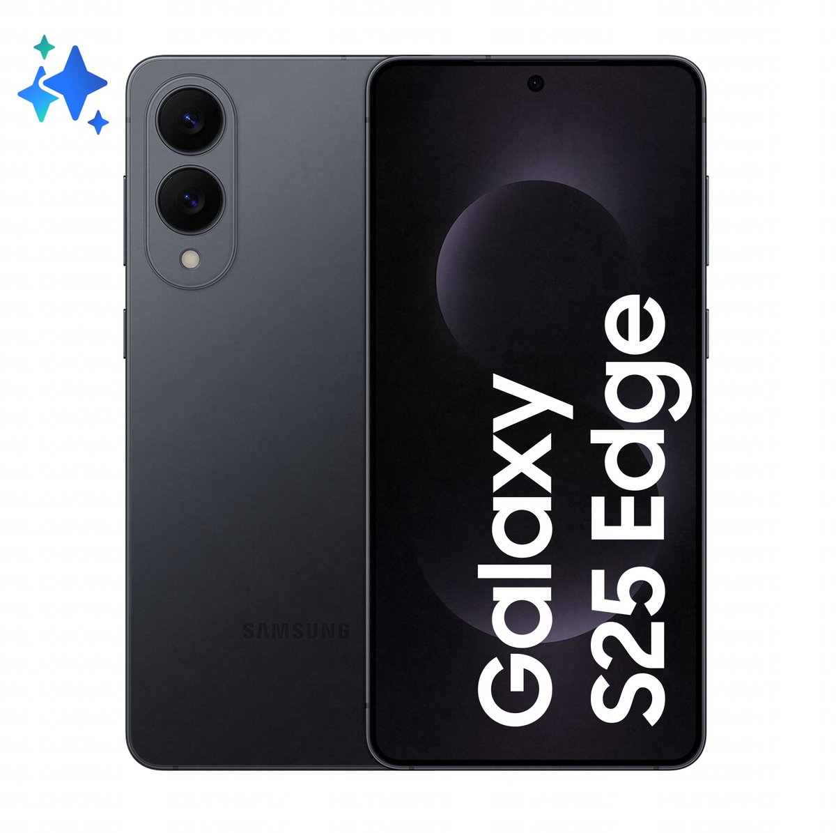 Samsung Galaxy S25 Edge 5G 12GB/512GB Zwart (Titanium Jetblack) Dual SIM