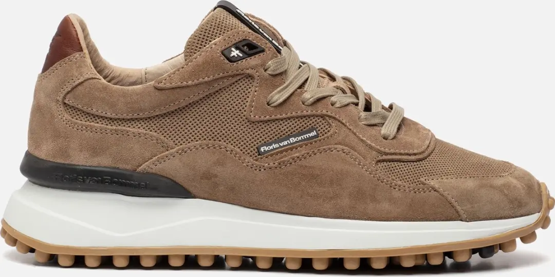 Floris van Bommel Floris van Bommel Noppie sneakers taupe Suede