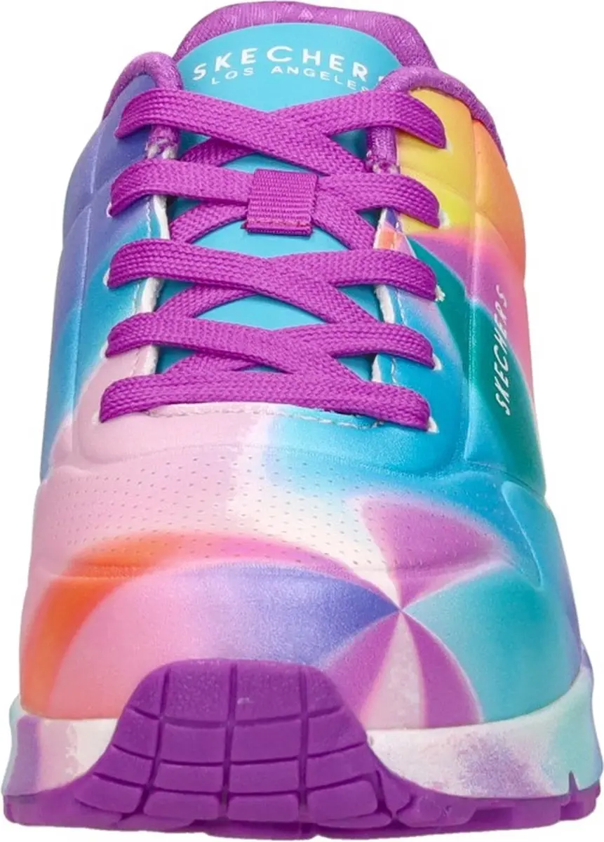 Skechers Uno Gen1 Prism Burst Meisjes Sneakers - Paars - afbeelding 3 van 6