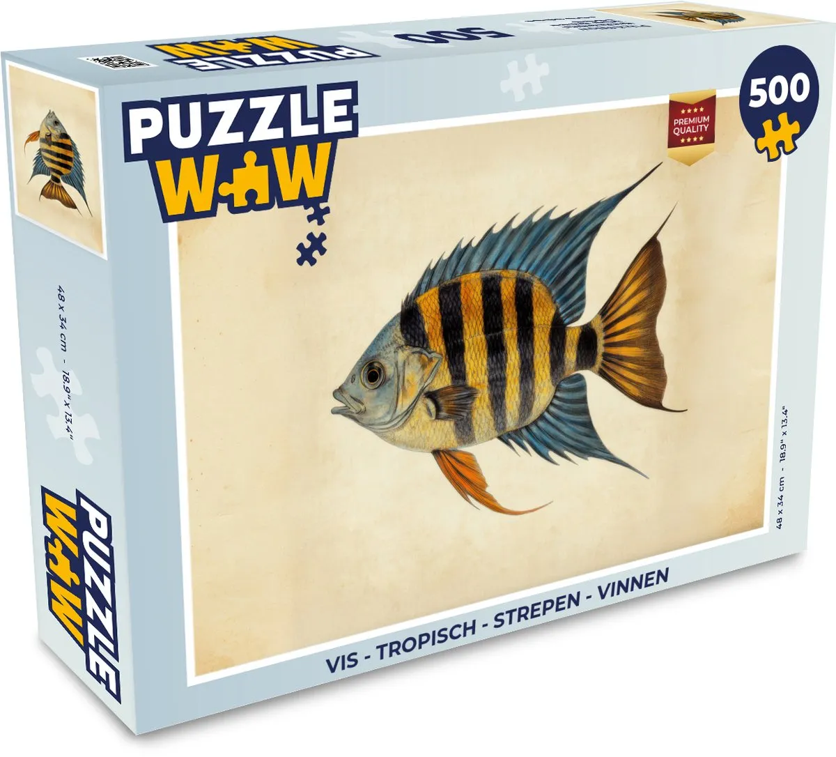 PuzzleWow Tropische Vis Legpuzzel 500 Stuks