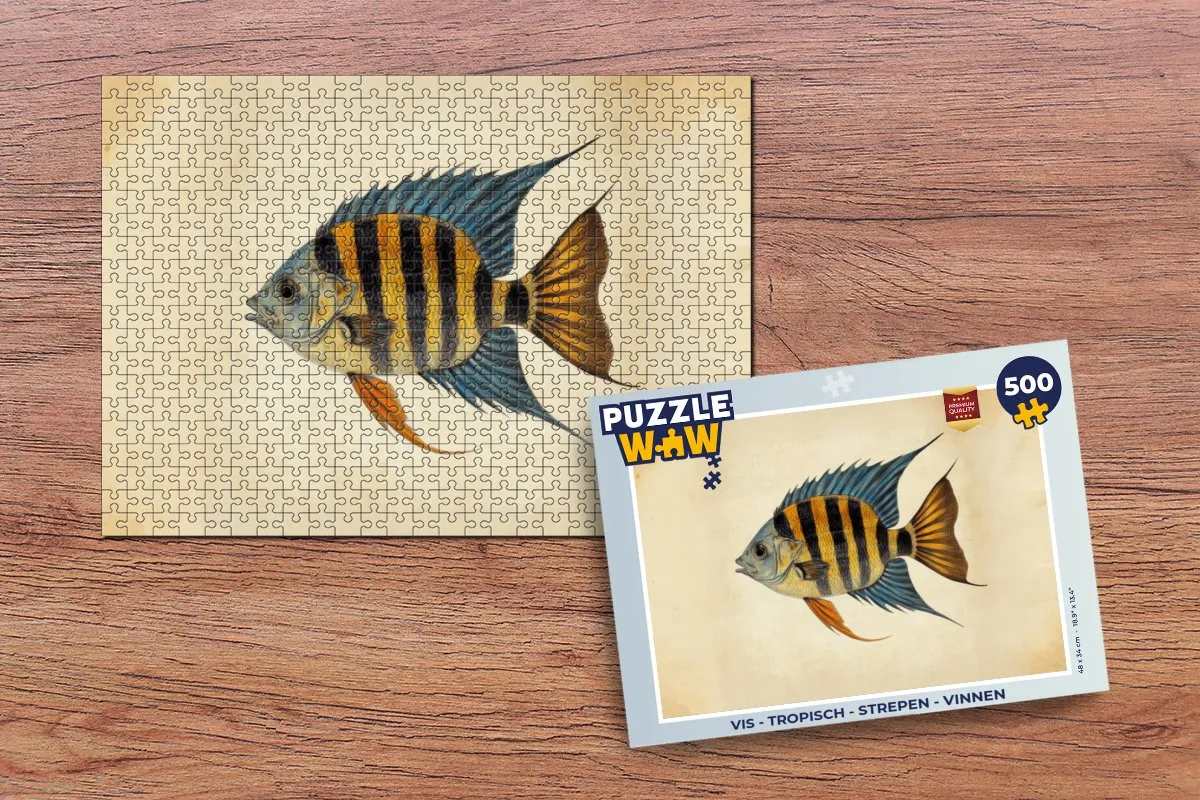 PuzzleWow Tropische Vis Legpuzzel 500 Stuks
