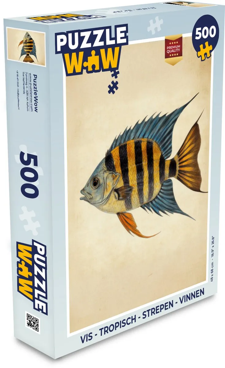 PuzzleWow Tropische Vis Legpuzzel 500 Stuks