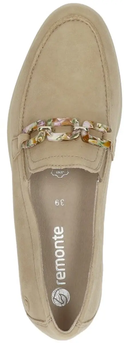 Remonte Dames Instappers - Beige - afbeelding 4 van 6
