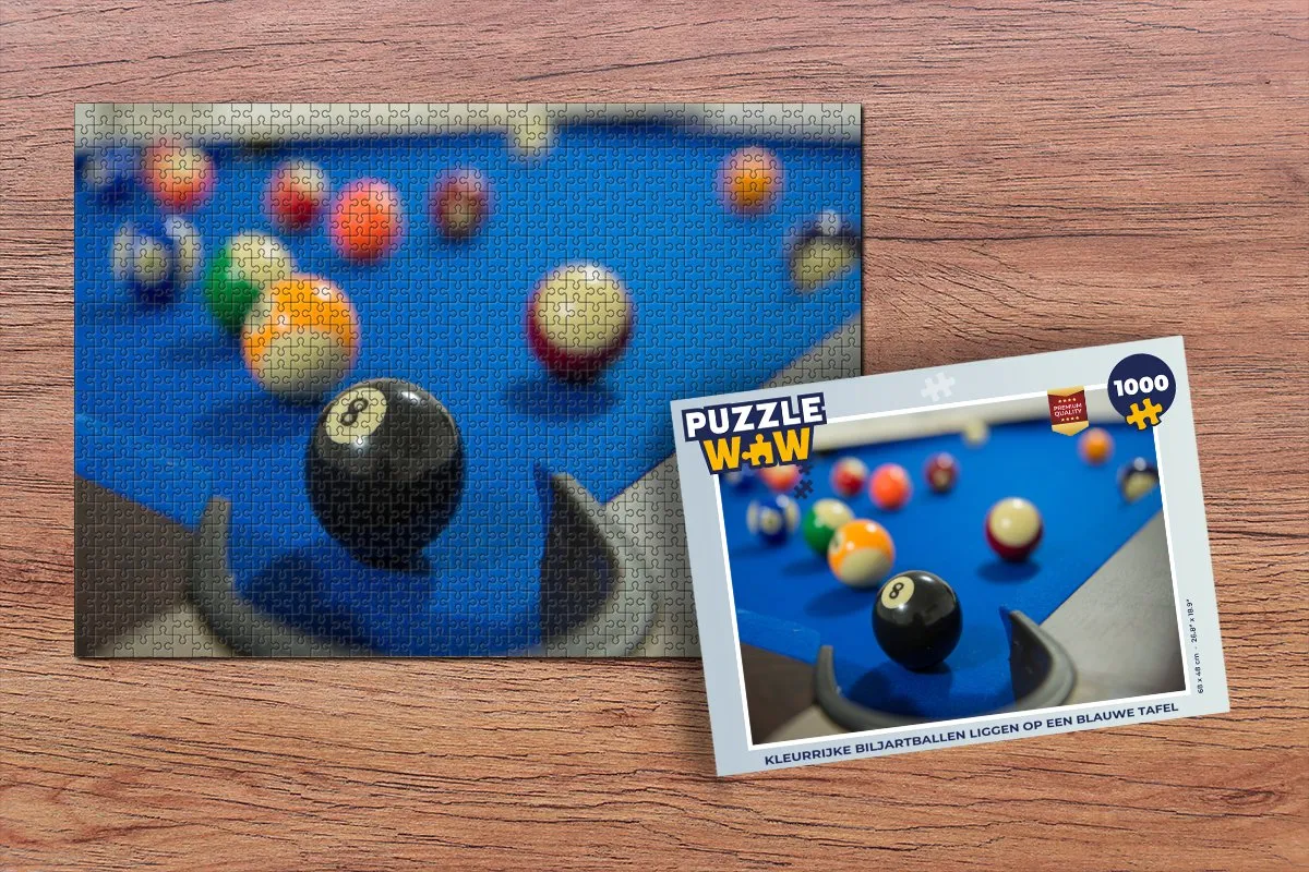 PuzzleWow Legpuzzel 1000 Stuks Multicolor