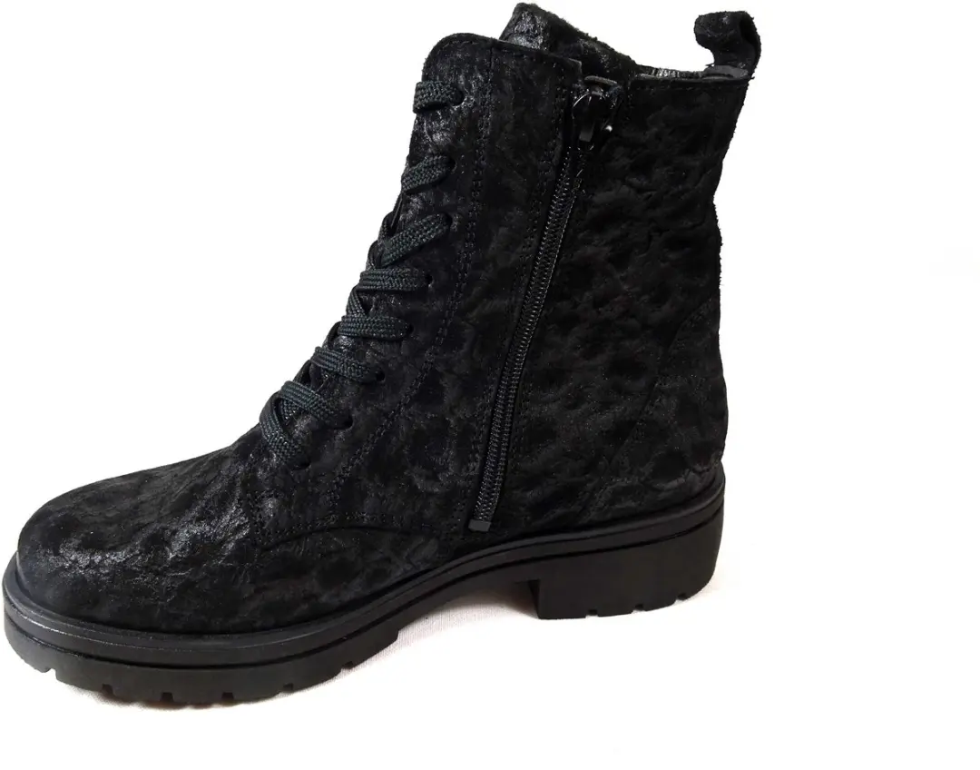 Wäldlaufer Dames Veterboots 38.5 - Zwart - afbeelding 3 van 6
