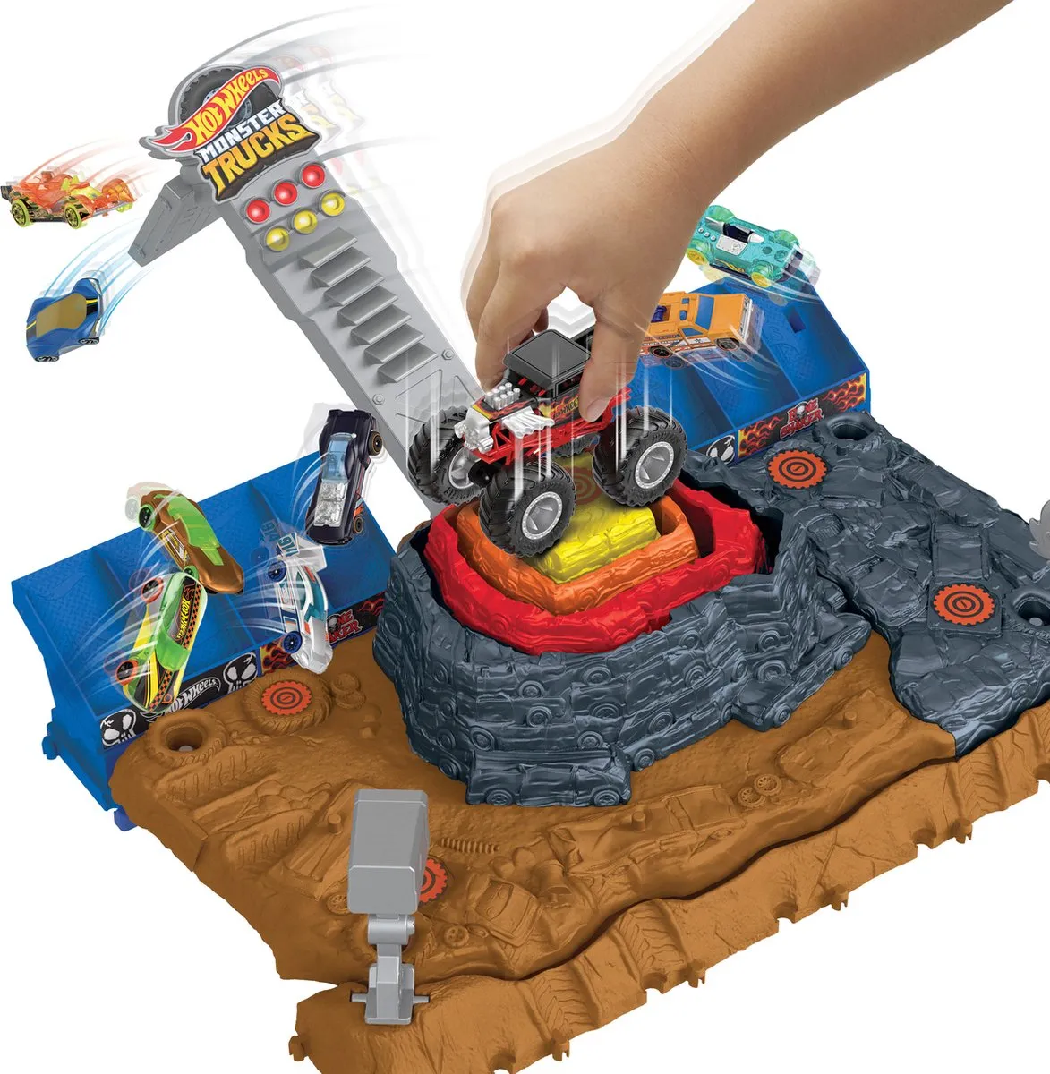 Hot Wheels Monster Trucks Arena Bone Shaker HNB96