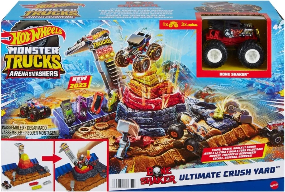 Hot Wheels Monster Trucks Arena Bone Shaker HNB96