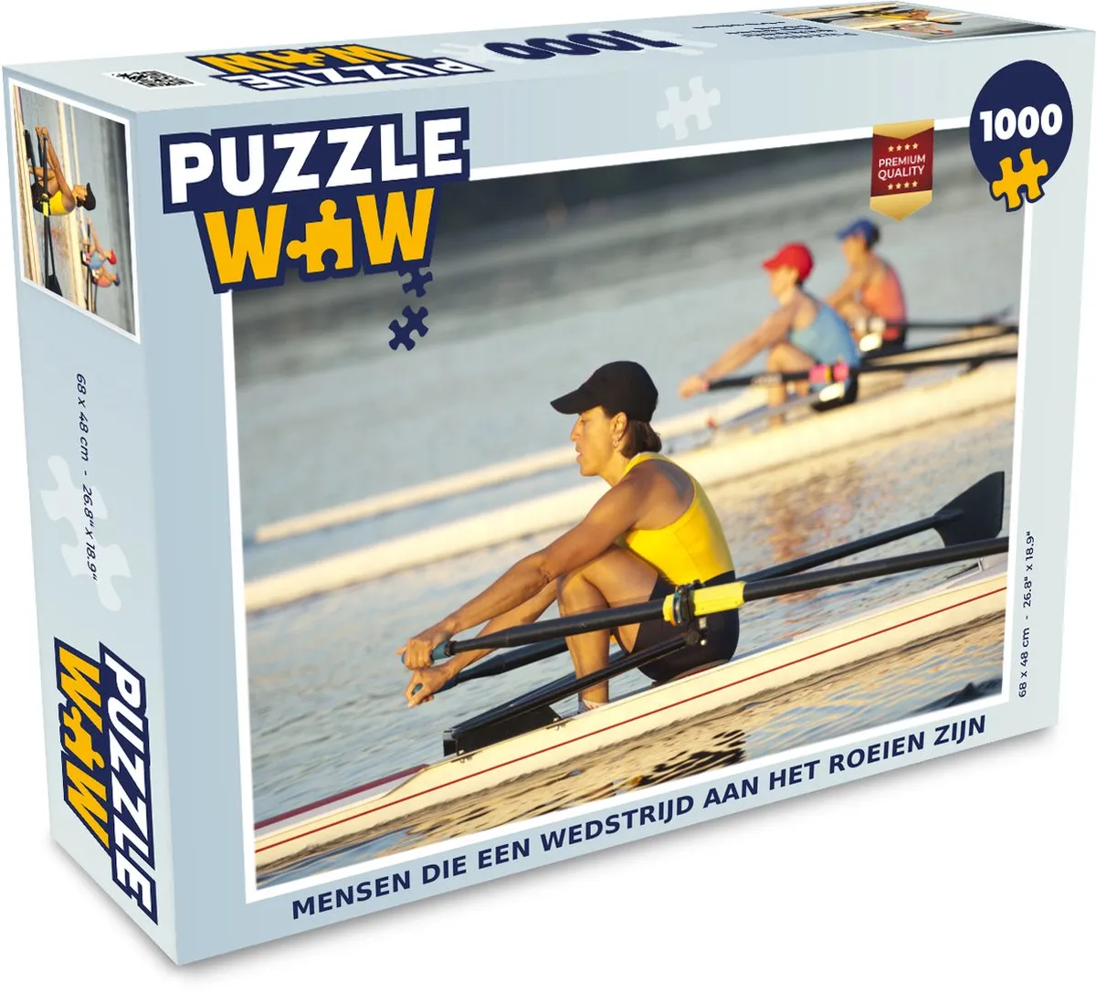 PuzzleWow Roeiers Legpuzzel 1000 Stuks