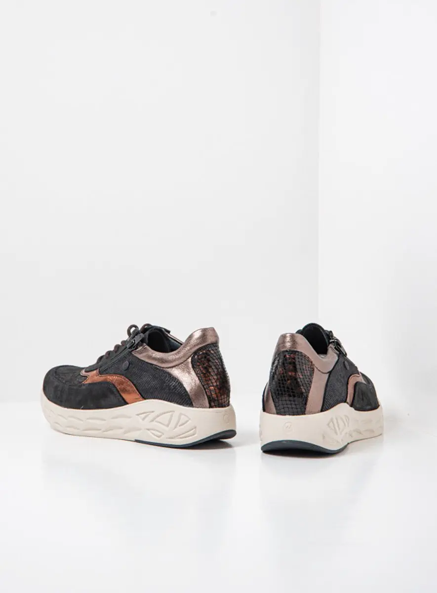 Wolky Dames Sneakers Vitality S2F 05703 - Zwart