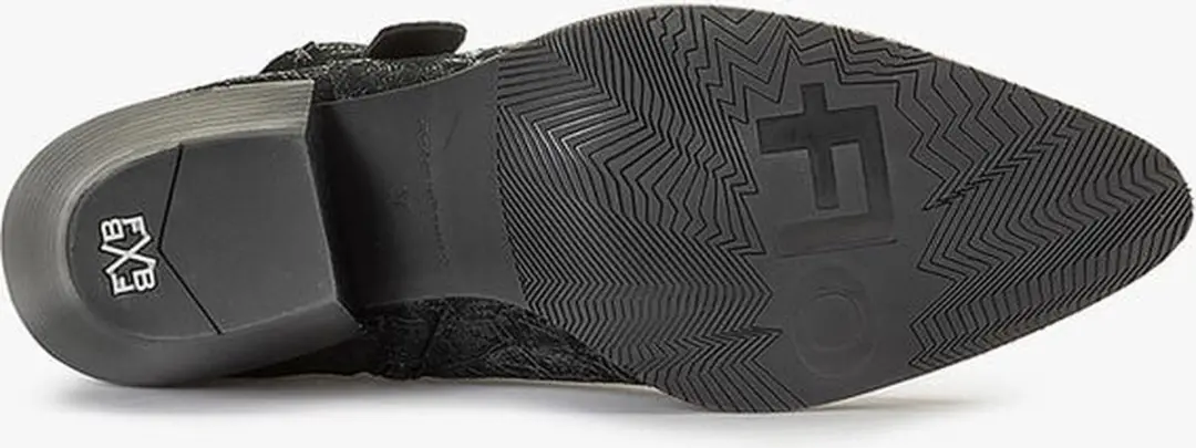 Floris van Bommel Enkellaars Enzi 07.05 SFW.50051.10.03 - Zwart