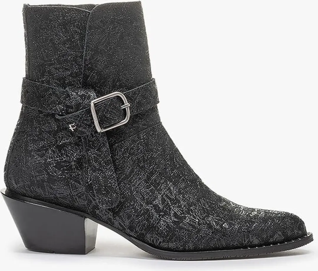 Floris van Bommel Enkellaars Enzi 07.05 SFW.50051.10.03 - Zwart