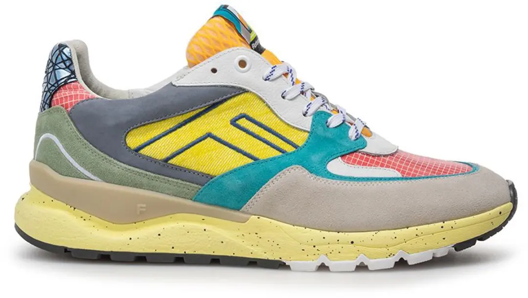 Floris van Bommel DE TREENER 06.03 Lage Sneakers - Geel - Maat 47