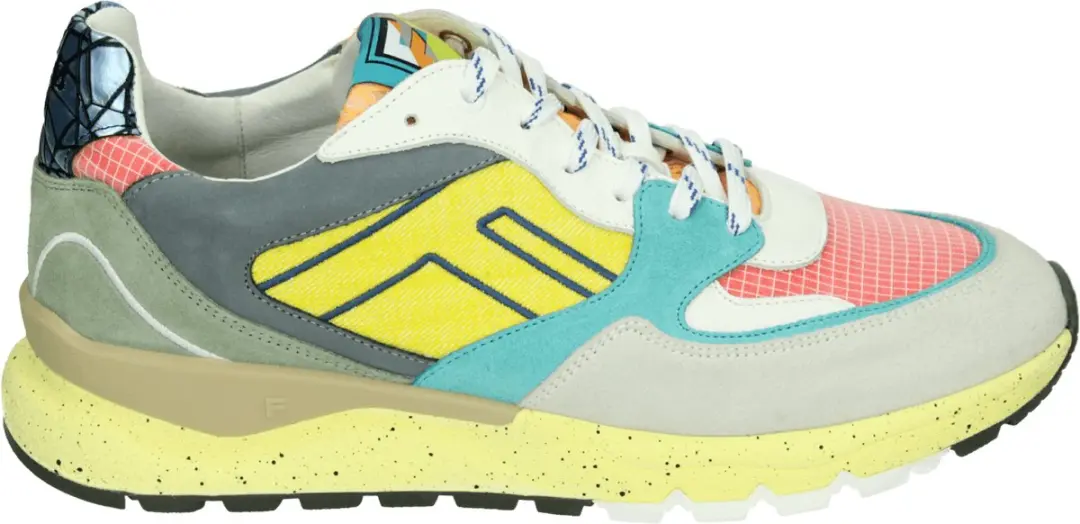 Floris van Bommel DE TREENER 06.03 Lage Sneakers - Geel - Maat 47