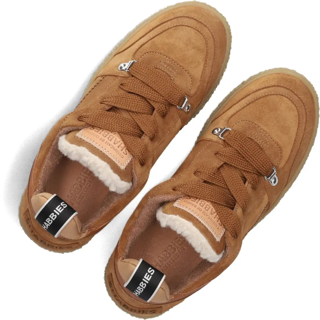 Shabbies Chewy Unna Sneakers Camel - Maat 40 - afbeelding 4 van 6