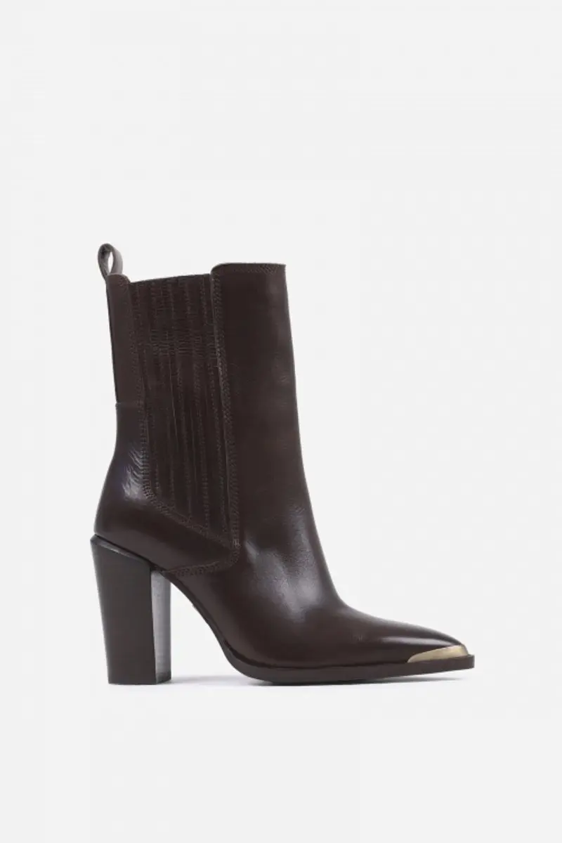 BRONX new-americana enkellaars bruin