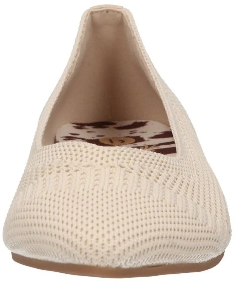 La Strada Loafer Beige Knitted