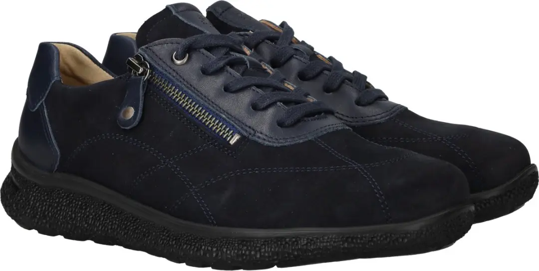 Hartjes Dames Veterschoenen - Blauw - Maat 38.5 - afbeelding 2 van 6