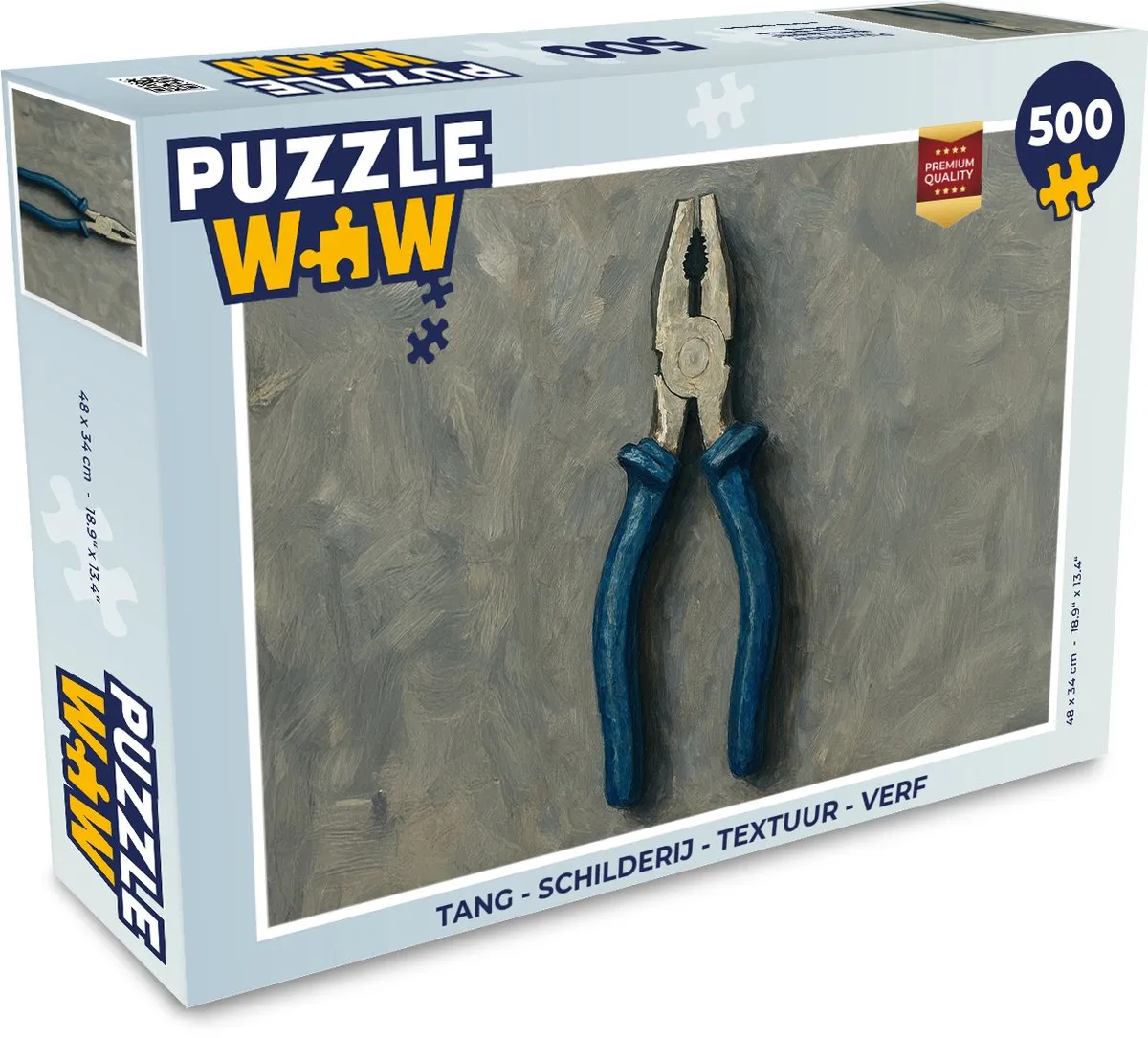 PuzzleWow Tang Legpuzzel 500 Stuks - MPN 8721375318201