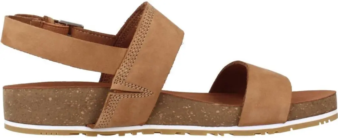 Timberland Malibu Waves 2-band Brede Sandalen Bruin EU 38 1/2 Vrouw