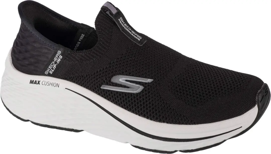 Skechers Slip-Ins Max Cushioning Elite 2.0, Vrouwen, Zwart, Hardloopschoenen, ma