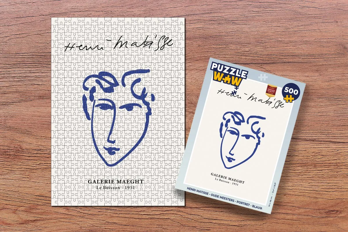 PuzzleWow Henri Matisse Oude Meesters Legpuzzel 500 Stuks - Multicolor