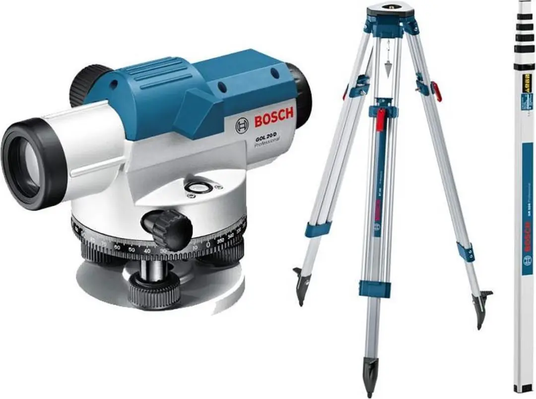 Optische nivelleerder GOL 20 D (IP54) (Statief BT 160 + Meetlat GR 500)