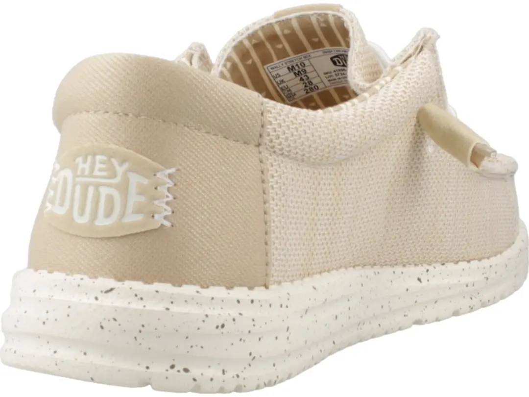 HEYDUDE Wally Stretch Sox Heren Instappers Irish Cream