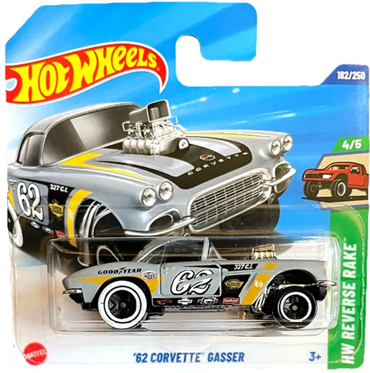 Hot Wheels '62 Corvette Gasser Matt Grey HW 21A 1:64