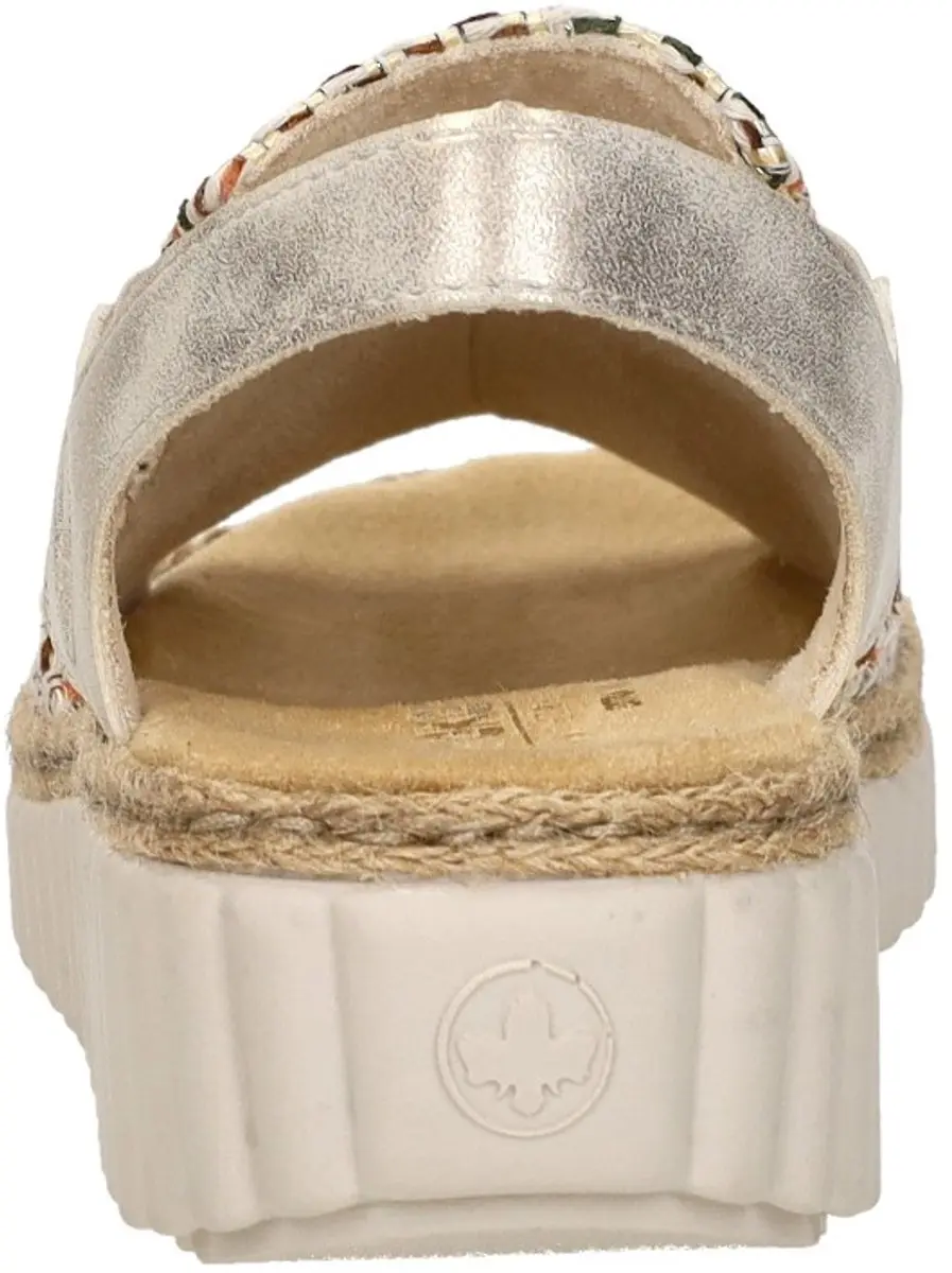 Rieker Sandalen Plat 44767 - Maat 42 - Beige