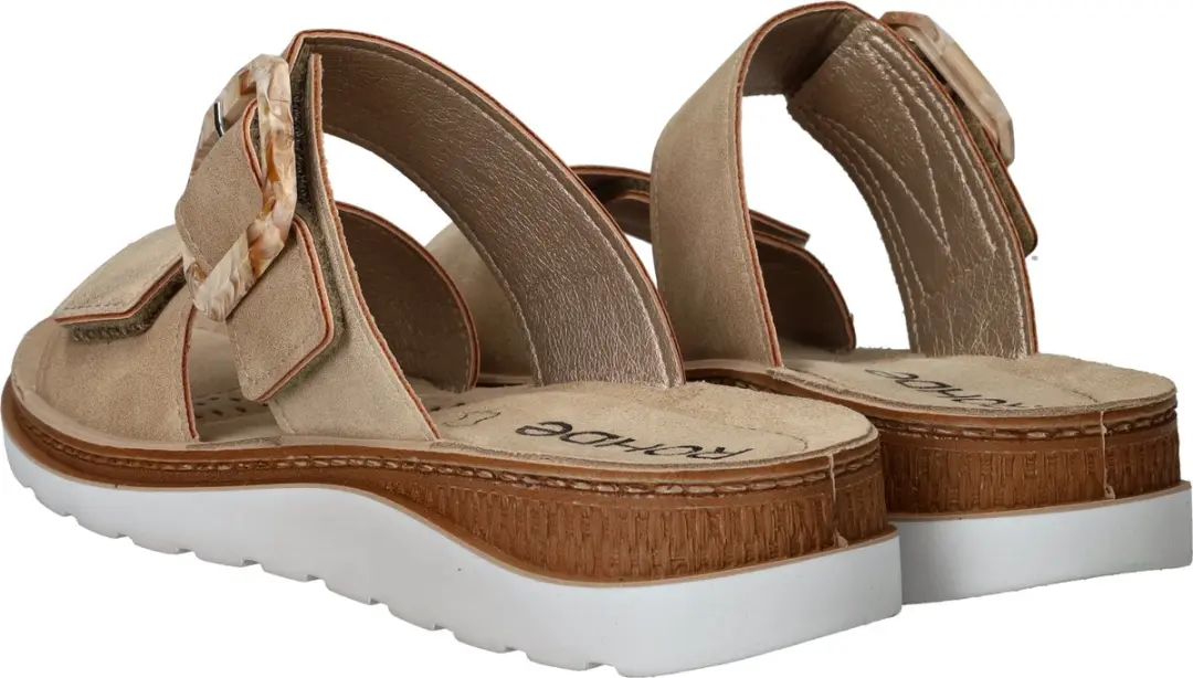 Rohde Beige Dames Slippers 40 - afbeelding 6 van 6