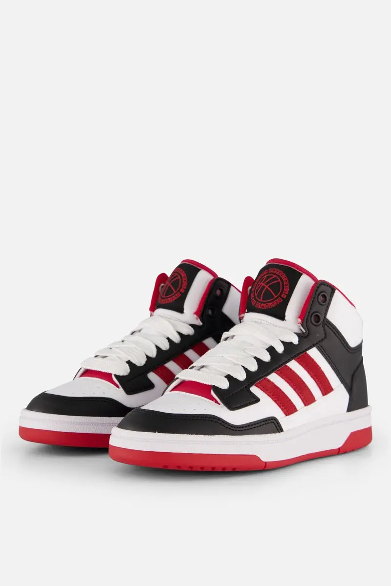 Adidas Rapid Court Mid Sneakers zwart Synthetisch