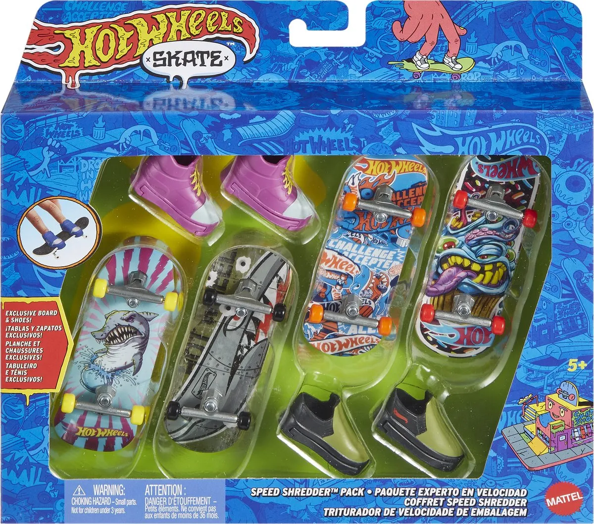 Hot Wheels Skate Speed Shredder Pack HVM15