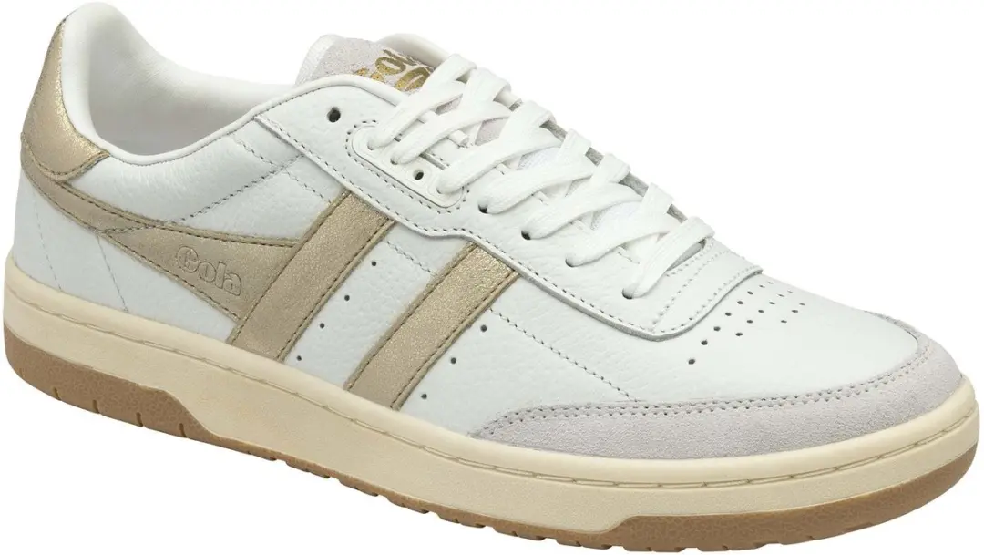 Gola Falcon Mirror Damestrainers - 39 - Wit/Goud