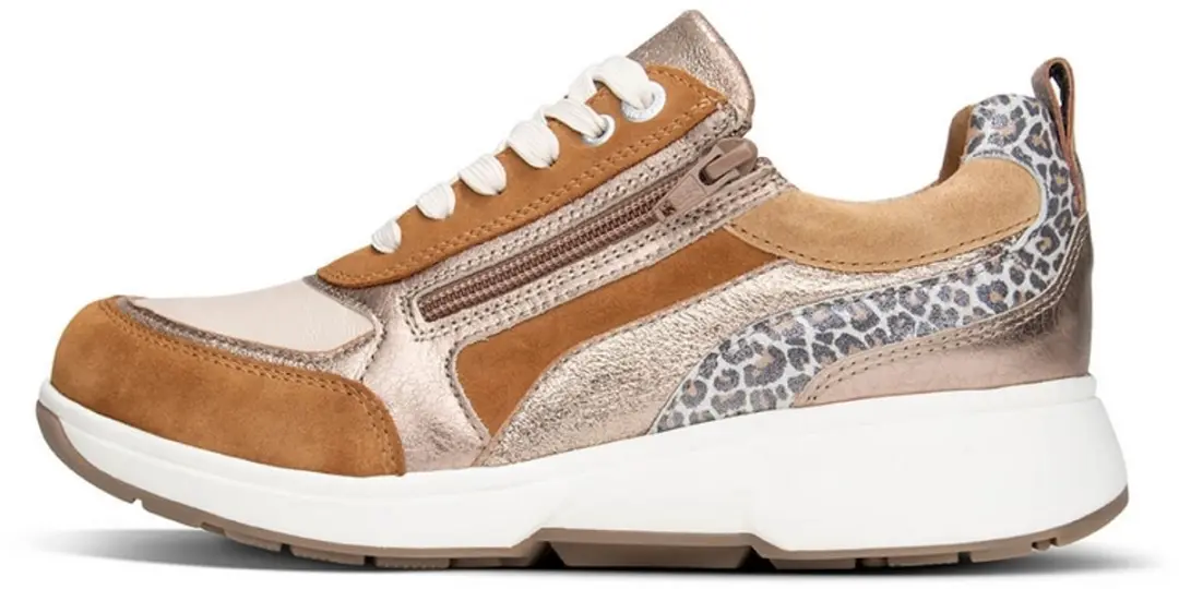 Xsensible Valletta Dames Veterschoenen - Cognac - afbeelding 2 van 3