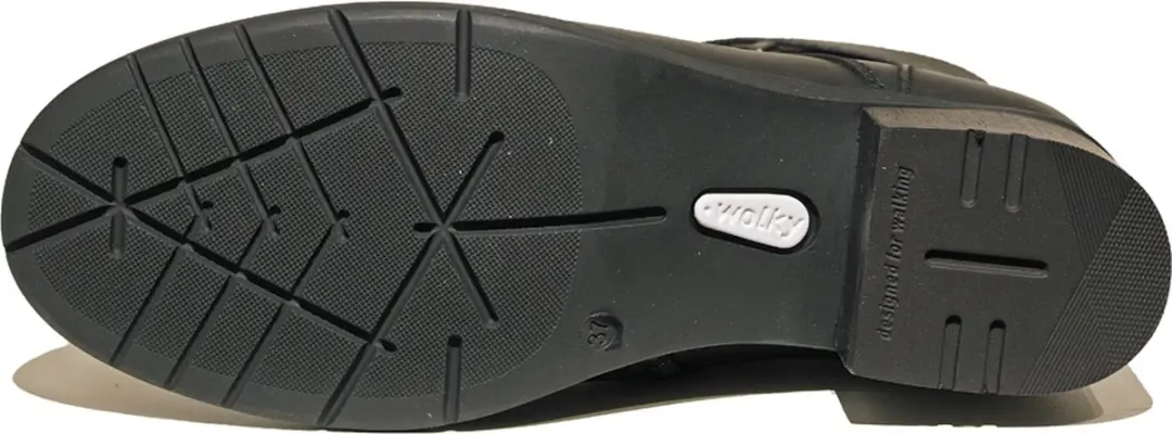 Wolky Rimbley Laarzen - Zwart Leer