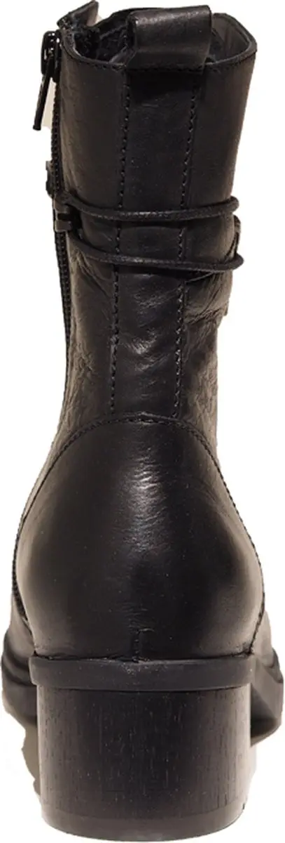 Wolky Rimbley Laarzen - Zwart Leer